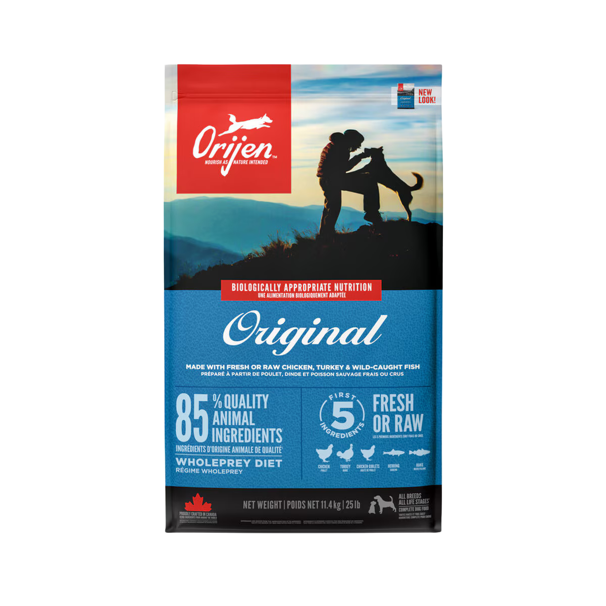 Orijen Original Adult Dry Dog Food – 11.4kg