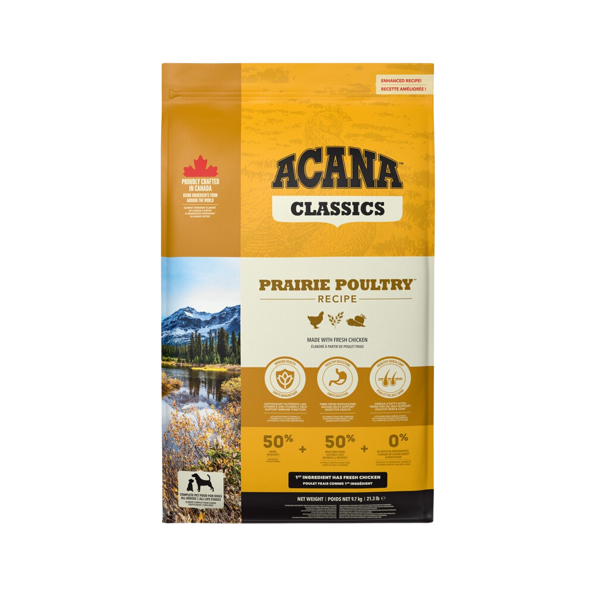 Acana Classic Prairie Poultry Dry Dog Food – 9.7kg